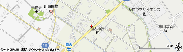 富山県下新川郡入善町道古171周辺の地図
