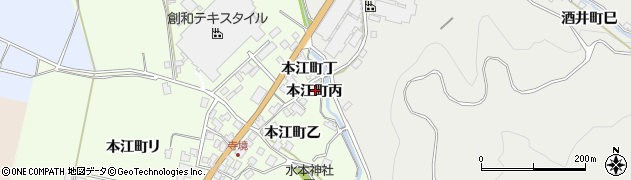 石川県羽咋市本江町（丙）周辺の地図