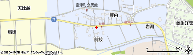 福島県いわき市富津町前鮫周辺の地図