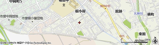 福島県いわき市植田町（根小屋）周辺の地図