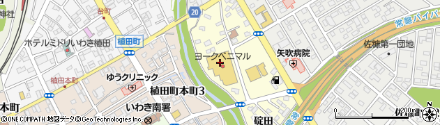 福島県いわき市佐糠町（八反田）周辺の地図