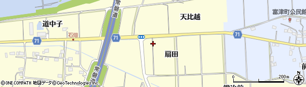 福島県いわき市沼部町（扇田）周辺の地図