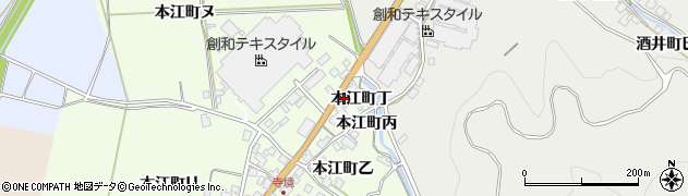 石川県羽咋市本江町（丁）周辺の地図