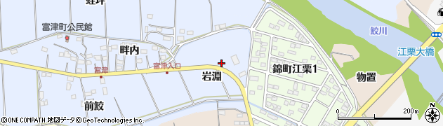 福島県いわき市山田町（岩淵）周辺の地図