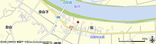 福島県いわき市沼部町（宿）周辺の地図