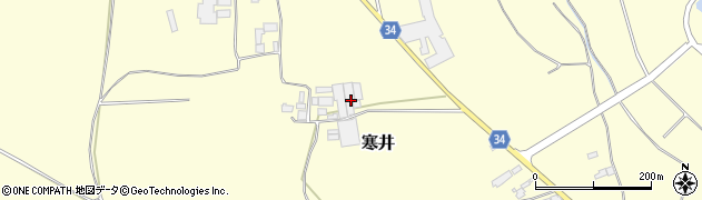 栃木県大田原市寒井1512-2周辺の地図