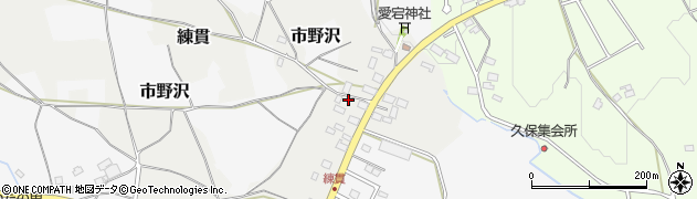 栃木県大田原市練貫21周辺の地図
