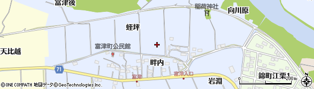福島県いわき市富津町周辺の地図
