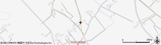 栃木県大田原市羽田925周辺の地図