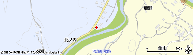 福島県いわき市川部町北ノ内180周辺の地図