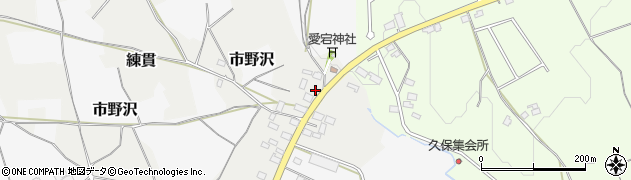 栃木県大田原市練貫8周辺の地図