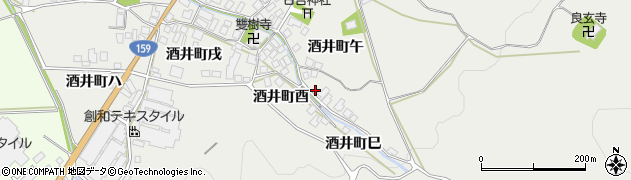 石川県羽咋市酒井町午79周辺の地図