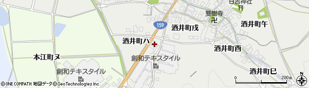 石川県羽咋市酒井町ハ25周辺の地図