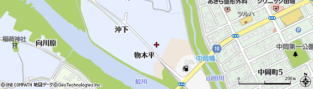 福島県いわき市富津町（物木平）周辺の地図