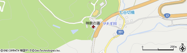 神泉の湯周辺の地図