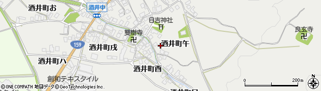 石川県羽咋市酒井町午周辺の地図