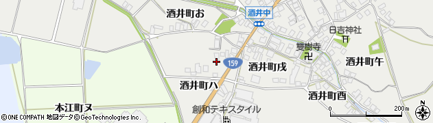 石川県羽咋市酒井町ハ74周辺の地図