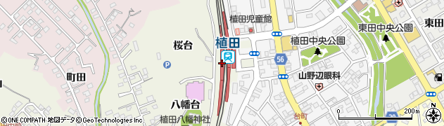植田駅周辺の地図