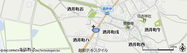 石川県羽咋市酒井町ハ34周辺の地図