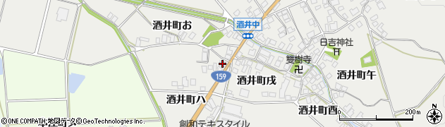 石川県羽咋市酒井町ホ32周辺の地図