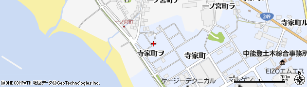 石川県羽咋市寺家町（ヲ）周辺の地図