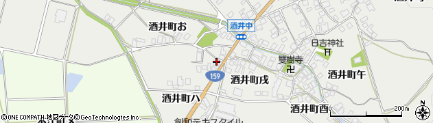 石川県羽咋市酒井町（ホ）周辺の地図