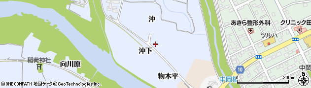 福島県いわき市山田町（沖下）周辺の地図
