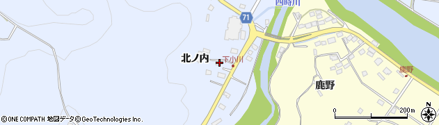 福島県いわき市川部町北ノ内64周辺の地図