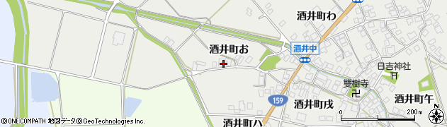 石川県羽咋市酒井町（た）周辺の地図