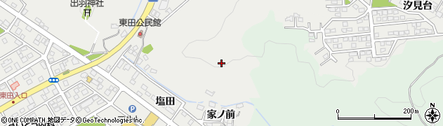 福島県いわき市東田町（本山）周辺の地図