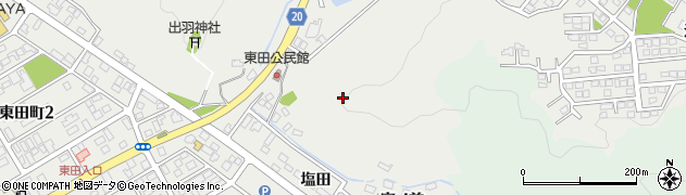 福島県いわき市東田町（清水尻）周辺の地図