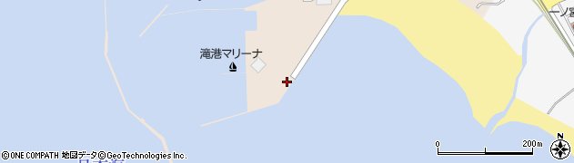 石川県羽咋市滝町レ101周辺の地図