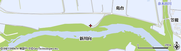 福島県いわき市山田町（新川向）周辺の地図