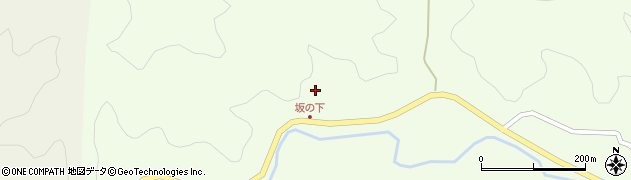 福島県塙町（東白川郡）那倉（坂野下）周辺の地図