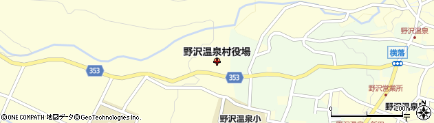 野沢温泉村役場　建設水道課周辺の地図