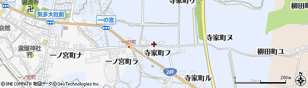 石川県羽咋市寺家町ヌ周辺の地図