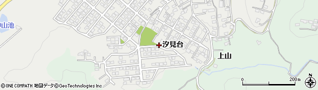 福島県いわき市金山町（汐見台）周辺の地図