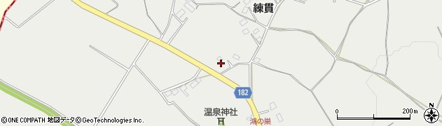 栃木県大田原市練貫590-1周辺の地図