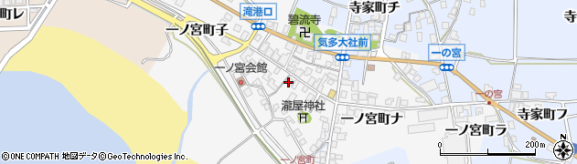 石川県羽咋市一ノ宮町（子）周辺の地図