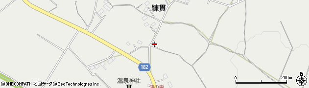 栃木県大田原市練貫341周辺の地図
