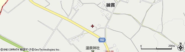 栃木県大田原市練貫590周辺の地図