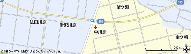 福島県いわき市沼部町（中川原）周辺の地図