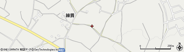栃木県大田原市練貫345周辺の地図