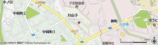 福島県いわき市植田町（月山下）周辺の地図