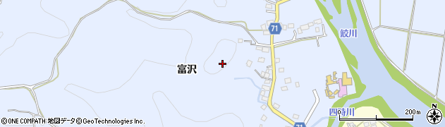 福島県いわき市川部町（富沢）周辺の地図
