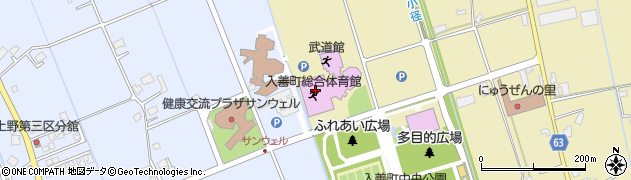 入善町総合体育館周辺の地図
