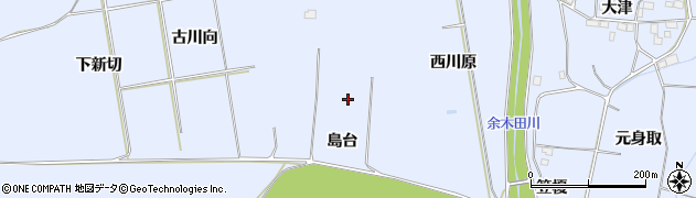 福島県いわき市富津町（島台）周辺の地図