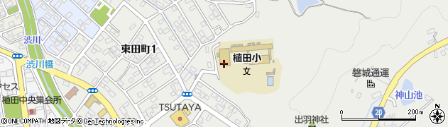 福島県いわき市東田町（向山）周辺の地図