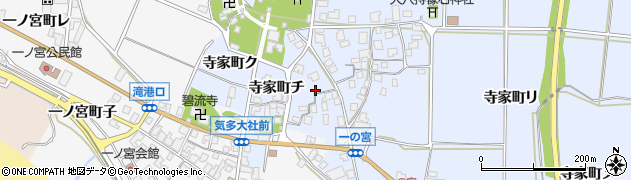 石川県羽咋市寺家町（チ）周辺の地図