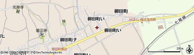 石川県羽咋市柳田町（い）周辺の地図